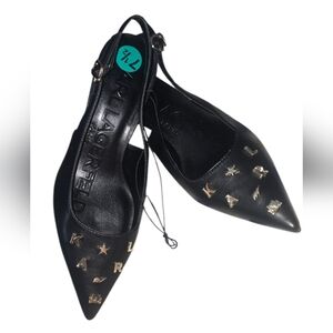 Karl Lagerfeld Paris Pointed Toe Slingback Pumps US